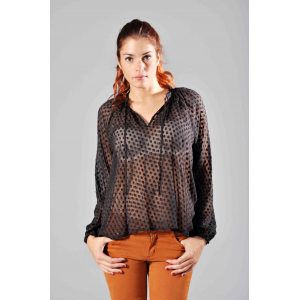 Blouse plumetis - Madame à Paris